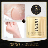 OEDO Skin Care Ginseng Extract Remove Foot Dead Skin Foot Mask  Care Peeling Exfoliating Skin Socks Whitening Beauty Feet Care Foot Mask