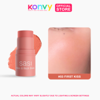 [Official] SASI Kiss & Blush Stick 4g (Soft Natural Pigment for Lips and Cheek)