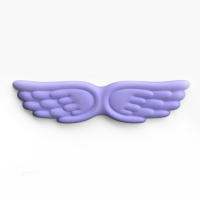 FEKER Angel Wing Cloud Keyboard Wrist Rest Soft Leather Ergonomic Memory Foam Wrist Support For Keyboard and Mouse Anti-Slip Computer Palm Rest for PC Gaming/Office/Computer/Laptop