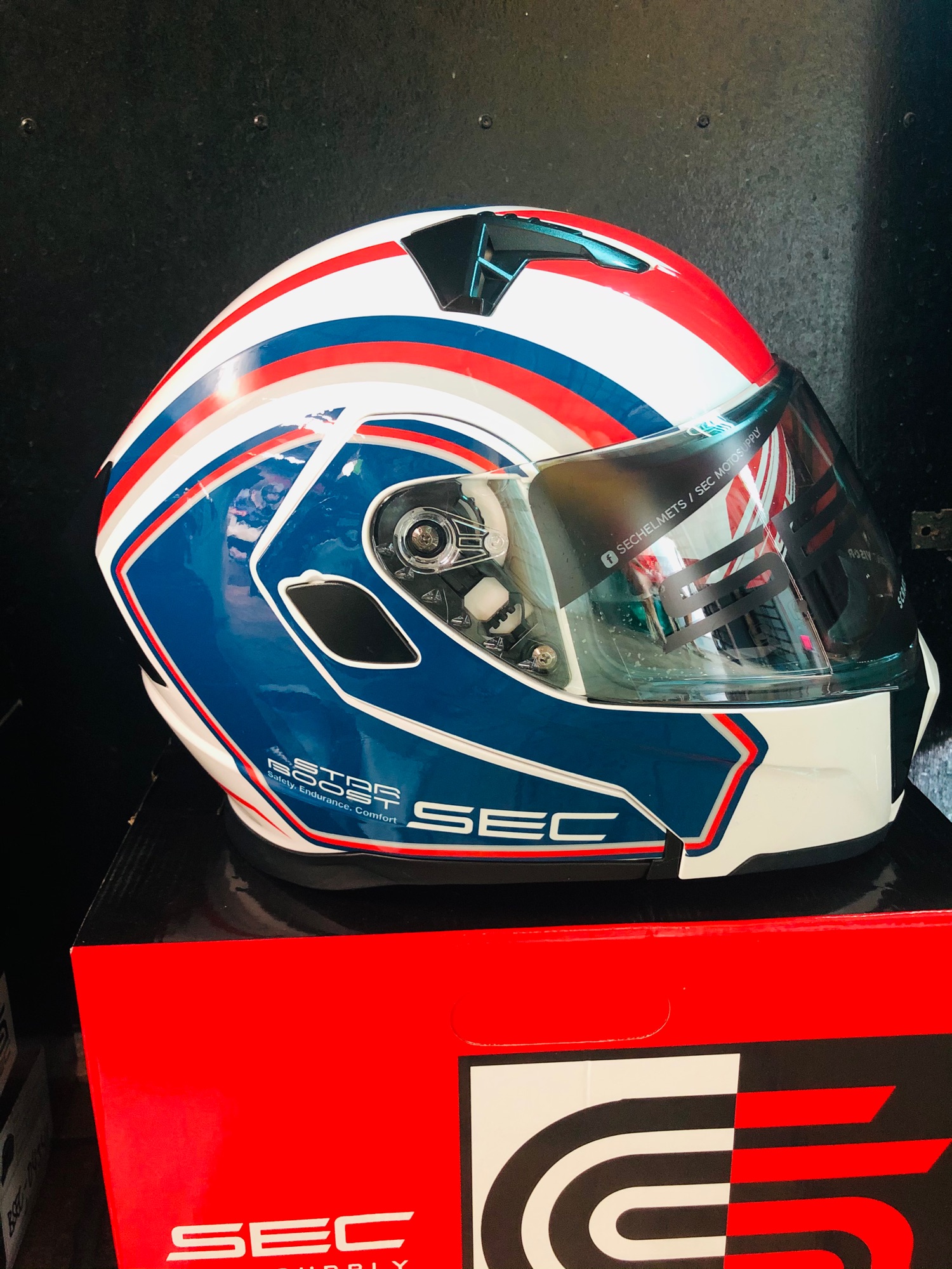 SEC full face modular helmets dual visor review and price