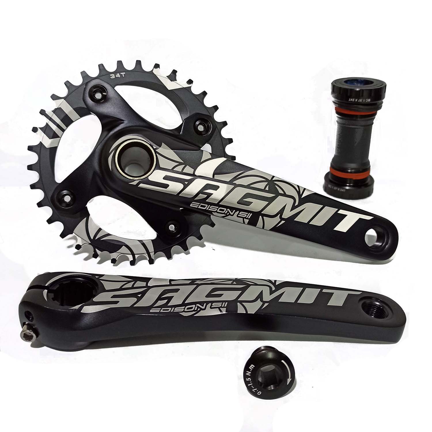 SAGMIT EDISON S11 CRANK CRANKSET MOUNTAIN BIKE review and price