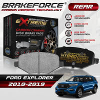 BrakeForce Extreme Carbon Ceramic Rear Brake Pads For Ford Explorer 2010 Up To 2019 Model