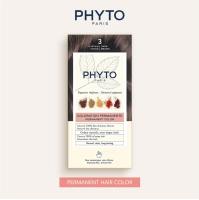 Phyto Phytocolor Hair Color Kit 3 - Dark Brown for Long-lasting Hair Color