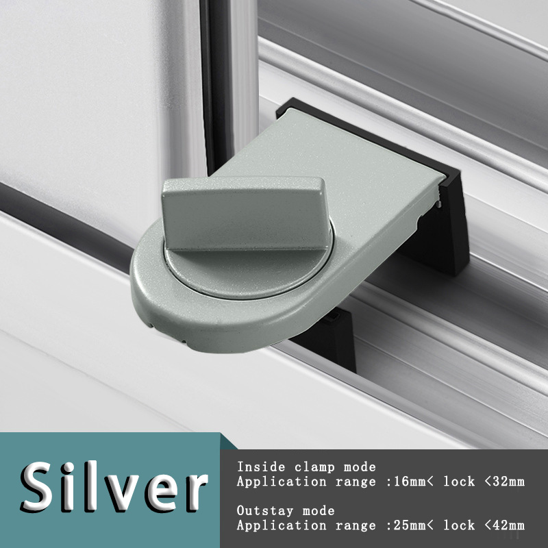 Window lock sliding window anti-theft lock limiter child safety protection limiter screen lock carabiner