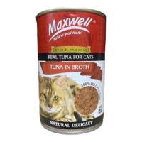 400g Maxwell Natural Delicacy Real Tuna Broth Pet All Stages Adult Kitten Cat Cats Wet Food Can