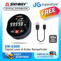 Sndway SW-X30A SW-X30D Digital Roller and Laser Distance Meter Rangefinder with 30M Max Range Record Function Unit Conversion USB Type-C Charging Port for Furniture and Home Improvement Measurements | JG Superstore