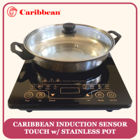 Caribbean Induction Cooktops CIS-2019 Sensor Touch w/ FREE Stainless Cooking Pot