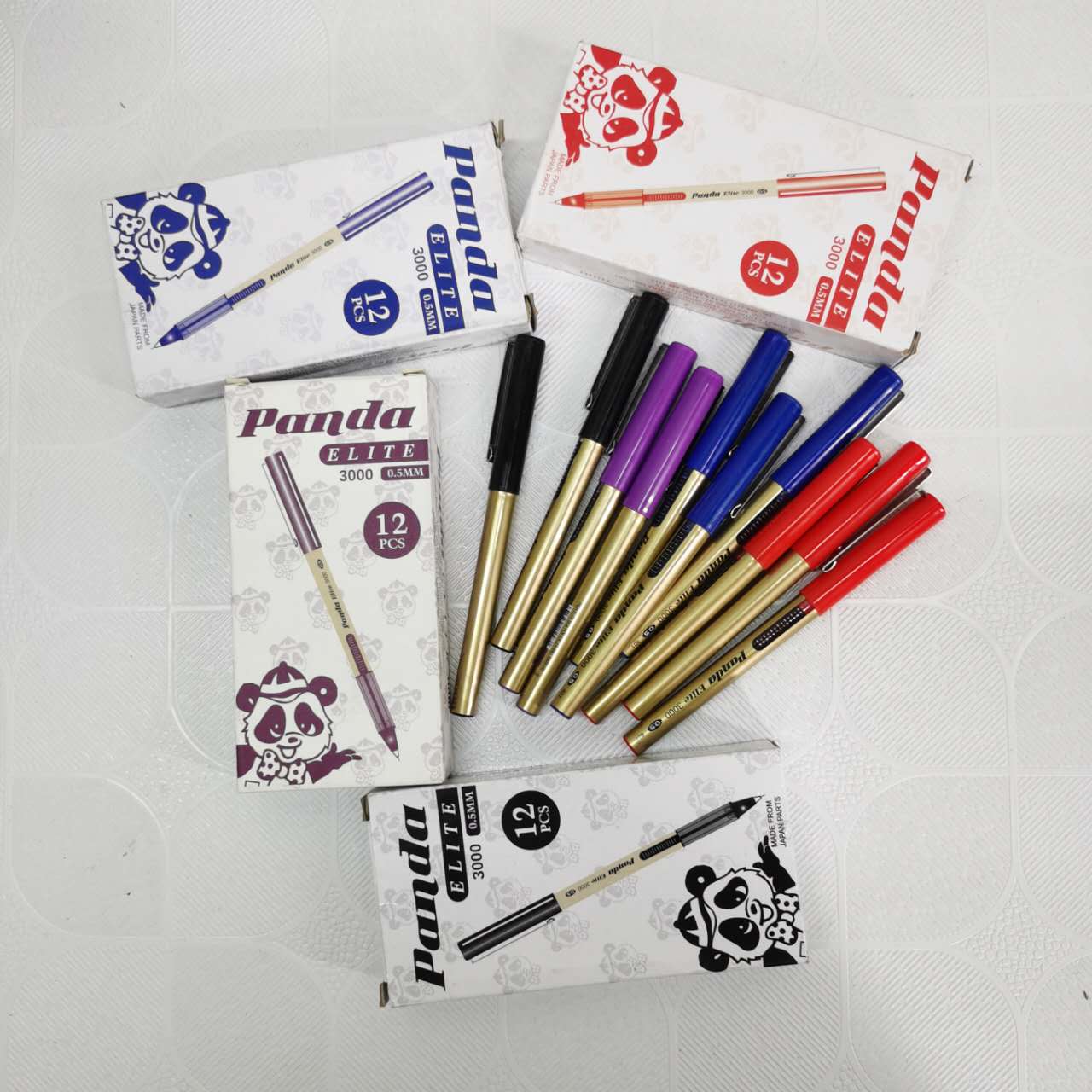 12pcs panda elite 3000 / 0.5mm