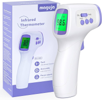 Non-Contact Infrared Thermometer Gun Forehead Body Temperature with Fever Alarm for Adult and Baby