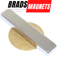 N52 50mm L x 10mm W Neodymium Magnet in various thickness Strong Rare Earth Flat Thin 2″ Long Bar Magnet for Mounting Tooling Printing School Experiments Physics Science and DIY Projects