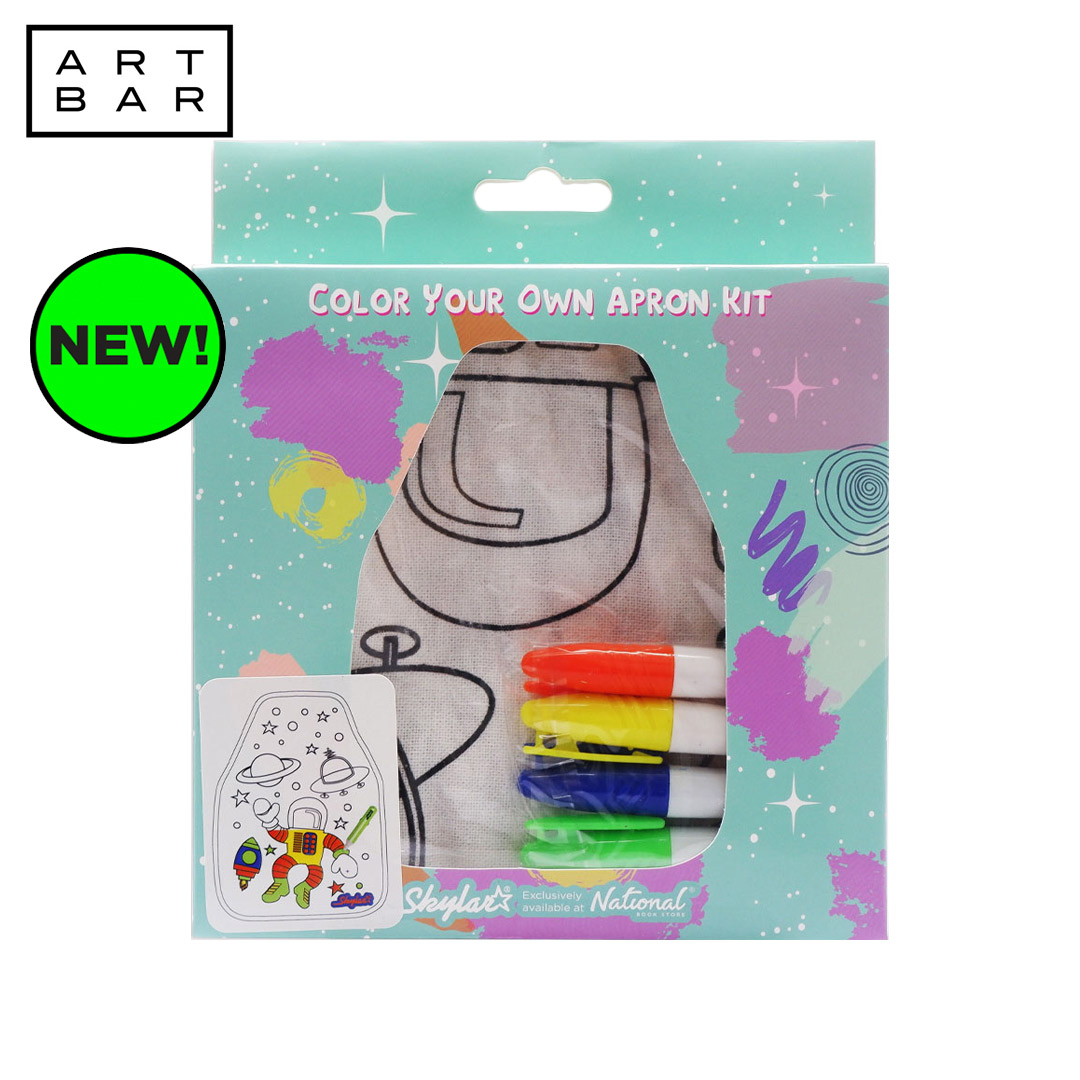 Skylar Diy Apron Kit Ap-003 with Color Pen Space - Art Bar