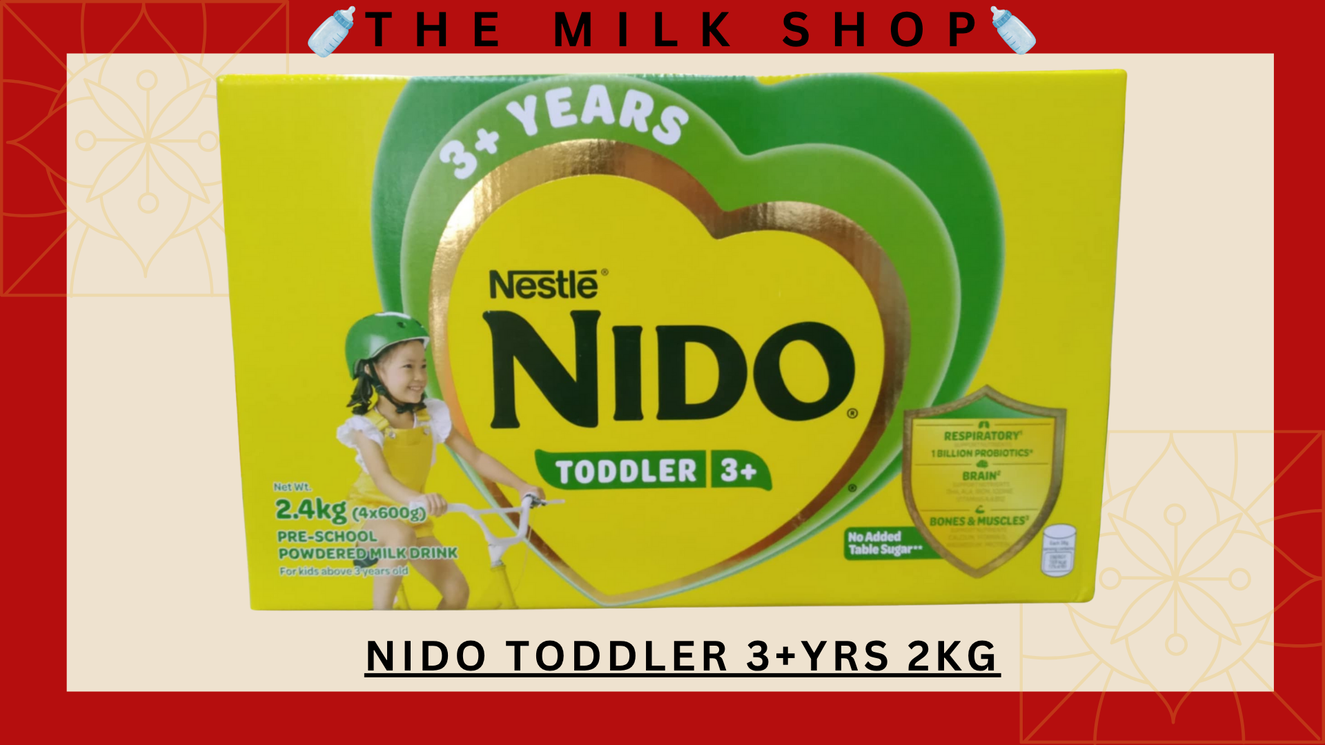 Nido Toddlers 3+( 3years up) 2.4kg