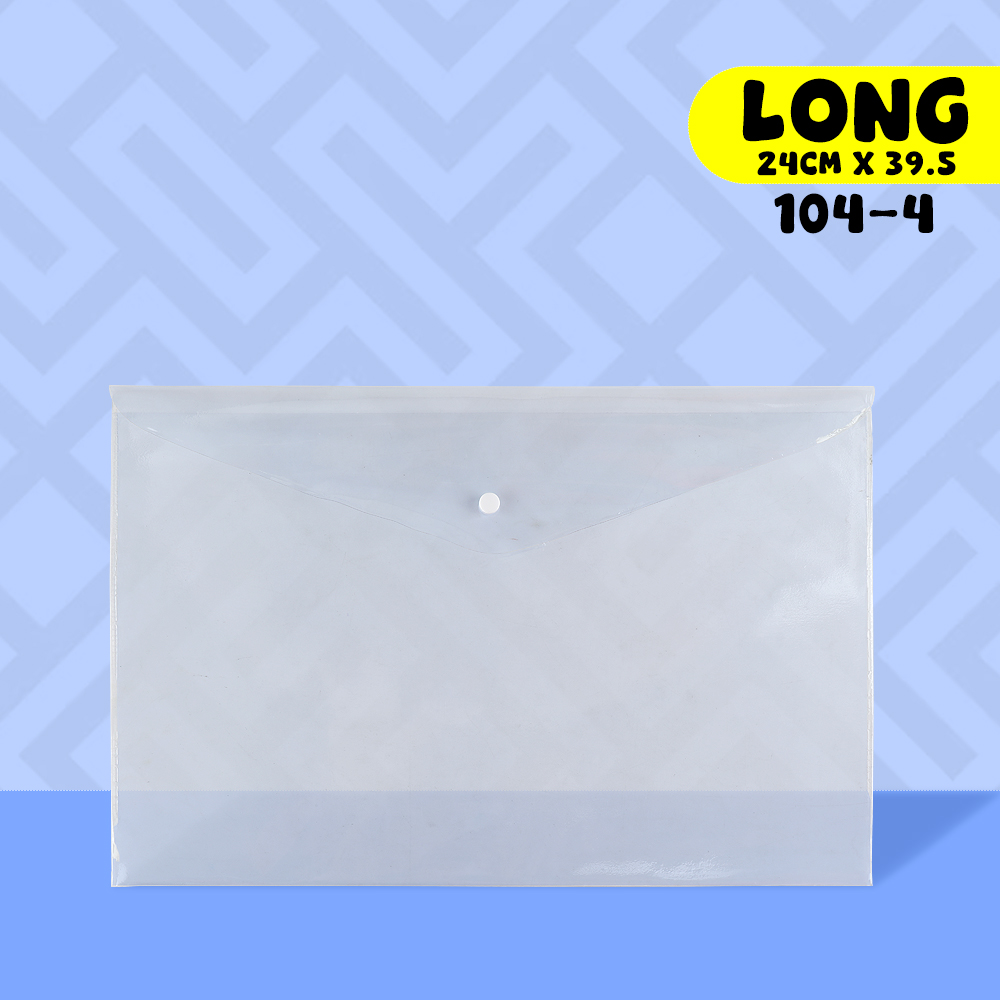 FCI Plastic Envelope W/Brown Envelope Short and Long size Available For Documents Organizer School & Office Supplies 1pc