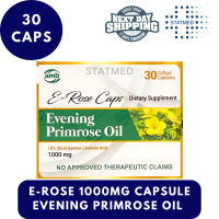 E-Rose Evening Primrose Oil 1000mg Softgel Capsule l 10 & 30 Caps