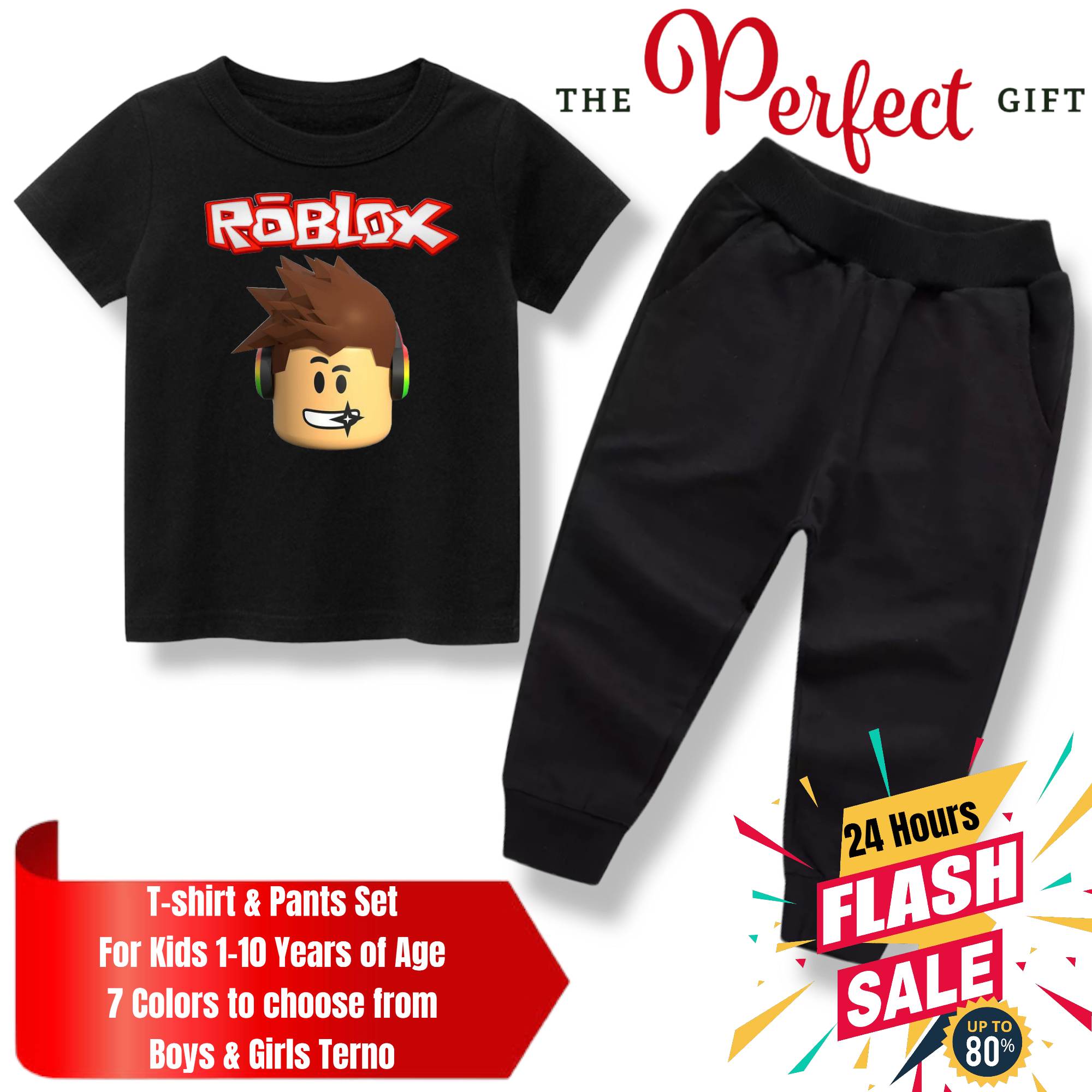 roblox tshirt and pants kids terno