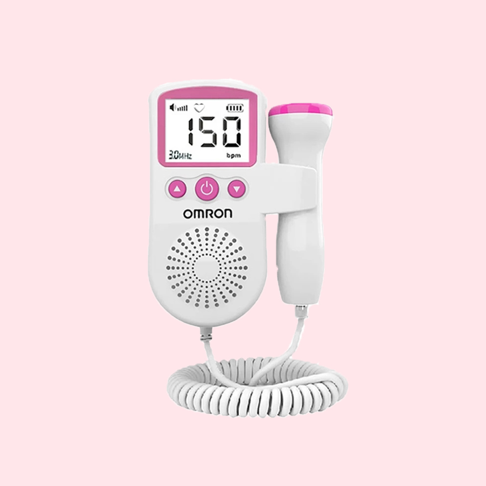 Fetal Doppler Baby Heartbeat Detector Portable Home Use Ultrasound Foetale Doppler Detector for Baby Fetal Rate Pregnant With Free Gel