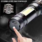 Ultra Bringht LED Zoom Mini Flashlight Splashproof