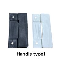 Window Plastic Handle Screen Handle for Sliding Screen Handle Toblerone Handle black white color.