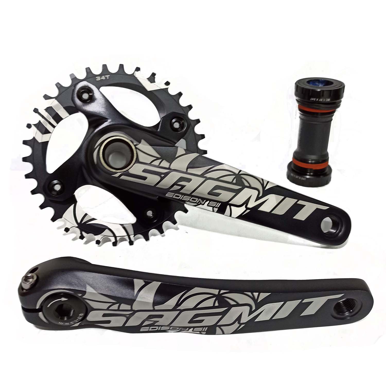 CRANKSET MOUNTTAIN BIKE SAGMIT EDISON 