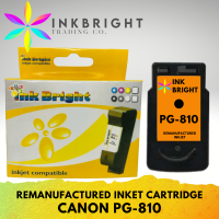 InkBright PG 810 Black ( PG-810 PG810 ) -Refillable