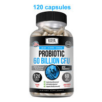 Kaya Naturals Probiotics 60 Billion CFU | Probiotics for Women Probiotics for Men & Adults | Gut Health & Immune Support Supplement | Digestive Support