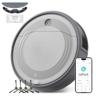 LEFANT M310 Robot Vacuum Cleaner For Home with Precise Distance Navigation 550ML Dustbin 150 Minutes HEPA Filter Robot Vacuum Great for Pet Hair Carpets Hard Floors