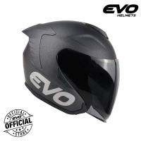 EVO RX-5 Plain Half Face Dual Visor Helmet with Free Clear Lens