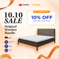 Original Wooden Bed Bundle 2.0 | 1 Wooden Bed + 1 Original Mattress 2.0 | Emma Sleep