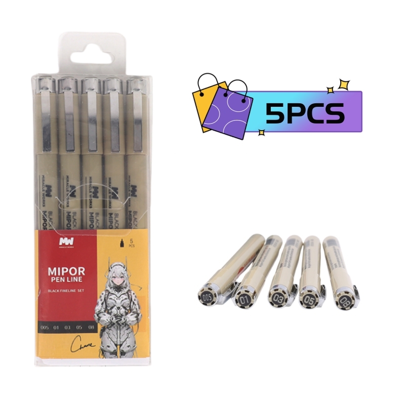 3/5/8/10/12 pcs Sakura Pigma Micron Pen Set Drawing Pen Fineliner Pen Art Supplies