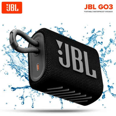 【Original】 JBL GO 3 Wireless Bluetooth Speaker GO3 Sound Stereo Portable Outdoor Subwoofer Waterproof Speaker