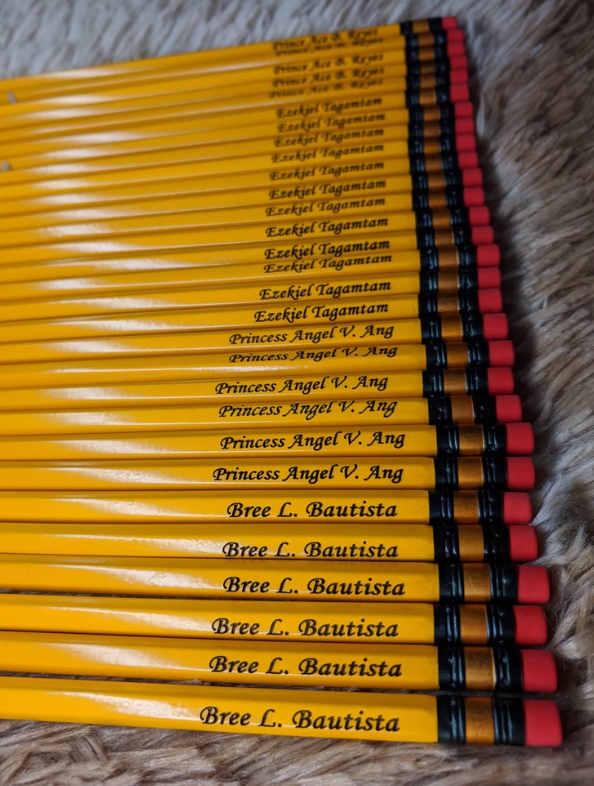 12 Pcs. PERSONALIZED PENCIL MONGOL 2