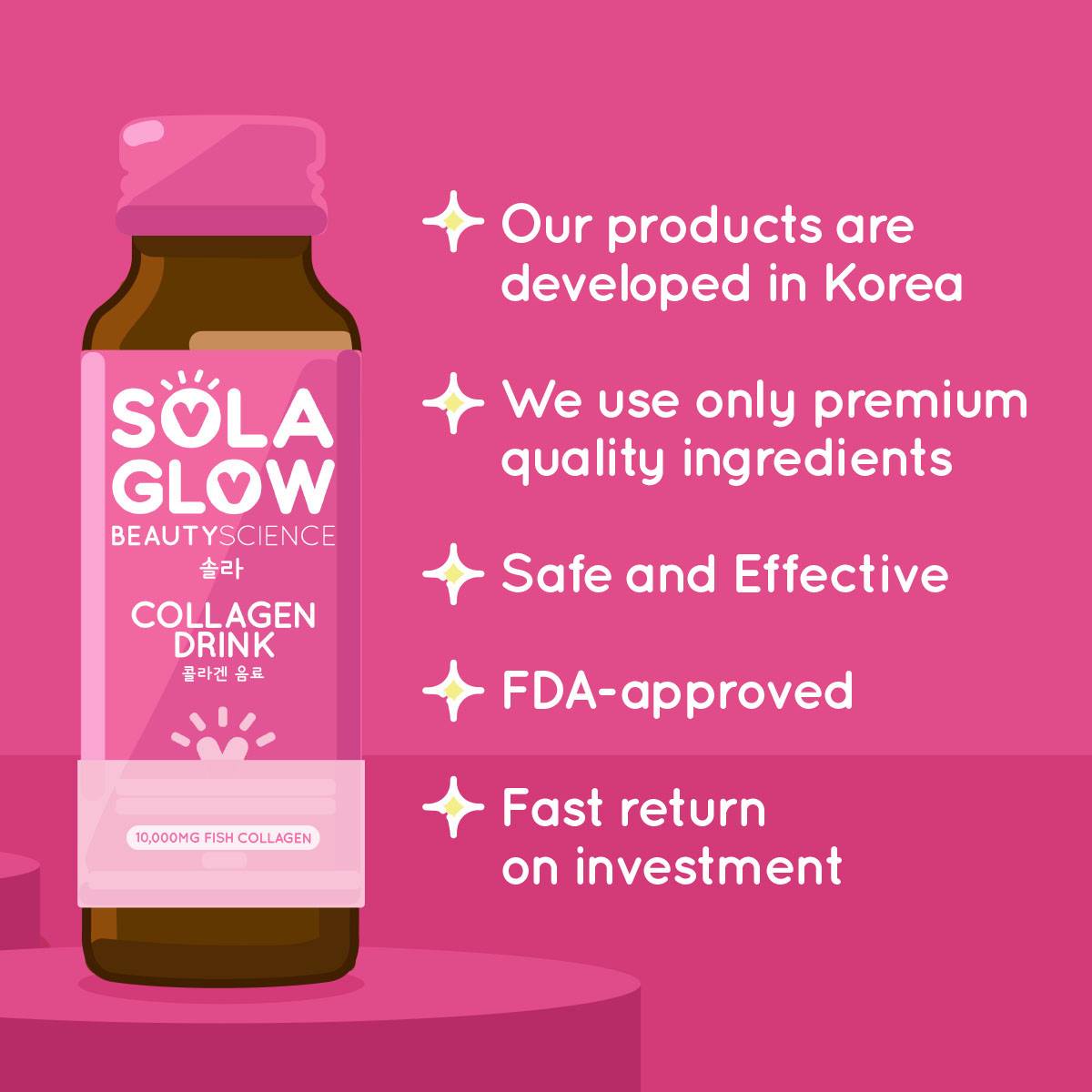 Sola Glow Collagen Drink (1 bottle) review and price