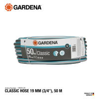 GARDENA Classic Garden Hose 19 mm (3/4″) - 50 m - High-Flow Capacity and UV Resistant Garden Hose