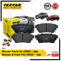 Genuine Textar Rear Brake Pads for Nissan Terra VL (2022 - Up) Nissan X-Trail T33 (2025 - Up)
