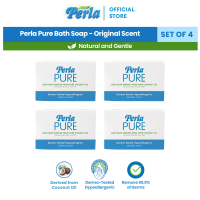 Perla Pure Bath Hypoallergenic Soap Original Scent - Personal Care (Set of 4)