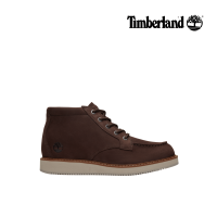 Timberland Mens Redwood Edge Chukka Brown Leather Boot with OrthoLite Footbed