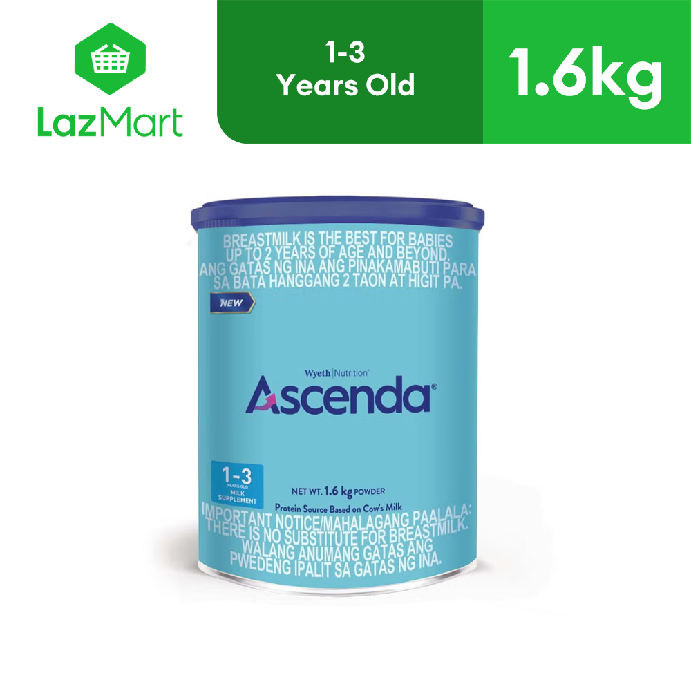 Ascenda 1+ Milk Drink for Toddlers 1-3 Years Old 1.6kg