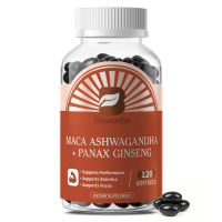 BEWORTHS Maca Root Capsules with Ashwagandha Root & Korean Panax Ginseng for Natural Energy Booster Support Stamina Keep Calm for Women and Men