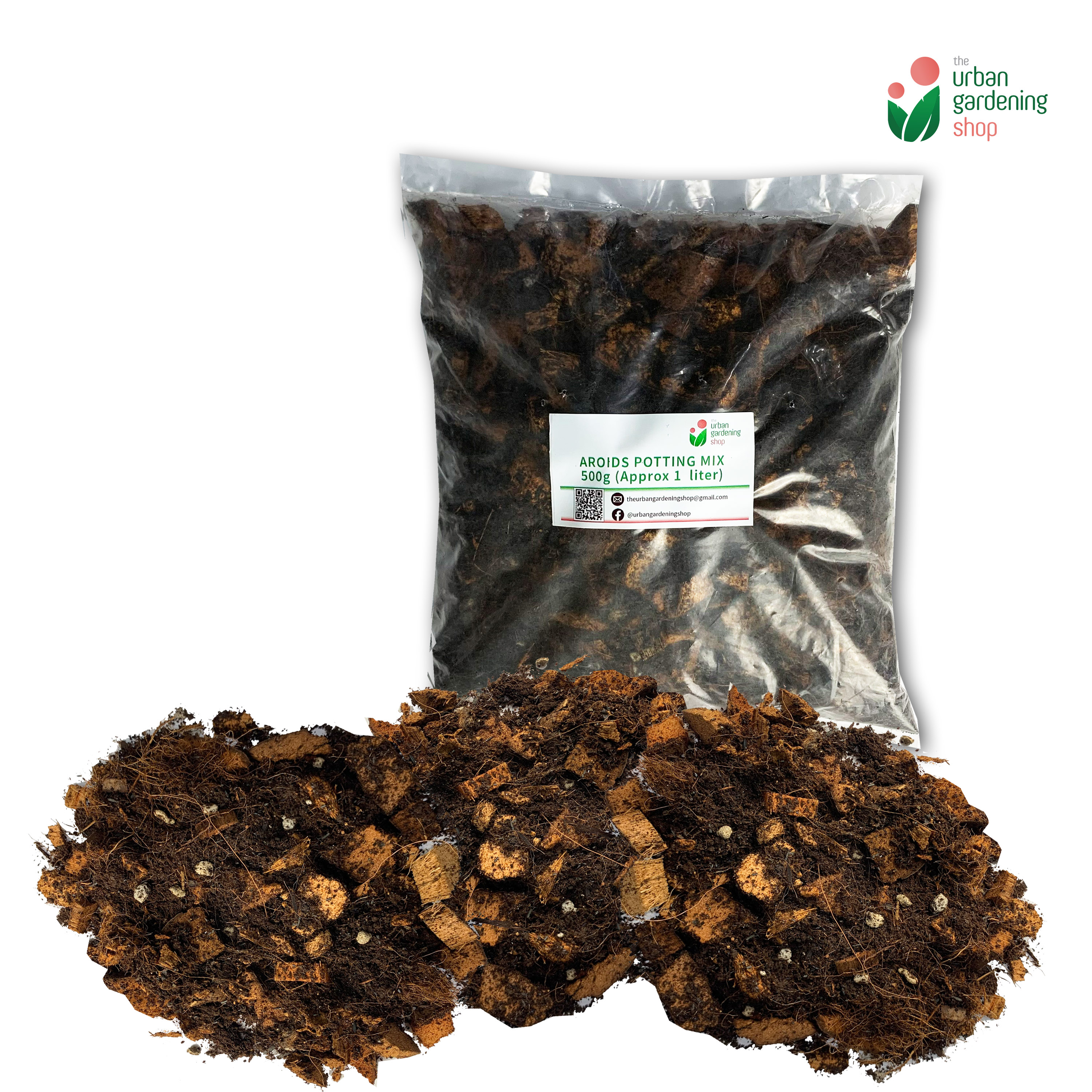 AROIDS SOIL LESS POTTING MIX (500g) Best for Monstera Philodendron