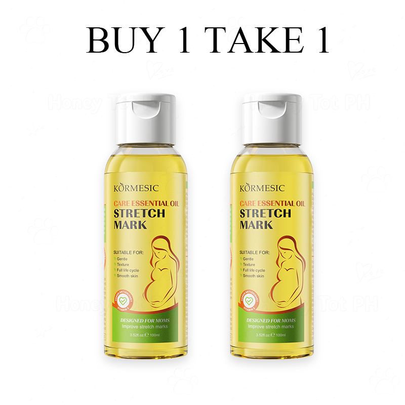 BUY 1 TAKE 1 Pregnancy Stretch Mark Oil 100ml | Moisturizing Body Oil | Vitamin E Skin Care For Pregnant & Postpartum Moms