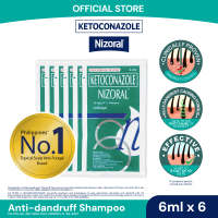 Nizoral® Anti-Dandruff Shampoo - Set of Six (6) Sachets