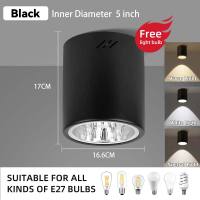 Led  Downlight Ceiling Light Pin Lights Led For Ceiling Surface Mounted  Light Spotlight E27 Replaceable Bulb 220V Downlight For Bedroom livingroom Kitchen Home Furnishing lighting