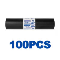 [Free shipping] COD 100 PCS Biodegradable Trash / Garbage Bag Small / Medium / Large / XL / 2XL / 3XL per Roll 1 ROLL - Disposable Garbage plastic Bag Black Thickened And Enlarged Garbage trash Bag Cleaning