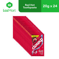 Closeup Red Hot Toothpaste 10g x 2 - Pack of 24
