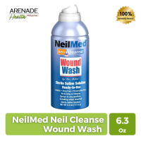 NeilMed Neil Cleanse Wound Wash by Dr. Mehta Sterile Saline Solution 6.3 Oz/ 177.5 g