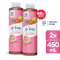 [Buy 1 Get 2nd at 50% Off] St. Ives Refreshing Bodywash Pink Lemon & Mandarin Orange 450ml