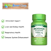 Nature’s Truth Moringa 6000mg 60 Capsules | Immune Support Energy Nutrient-Rich Superfood