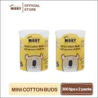 Baby Moby Mini Cotton Buds (150 sticks) - Set of 2