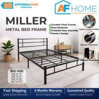 AF Home Miller Metal Bed Frame | Modern Minimalist Sturdy & Space-Saving
