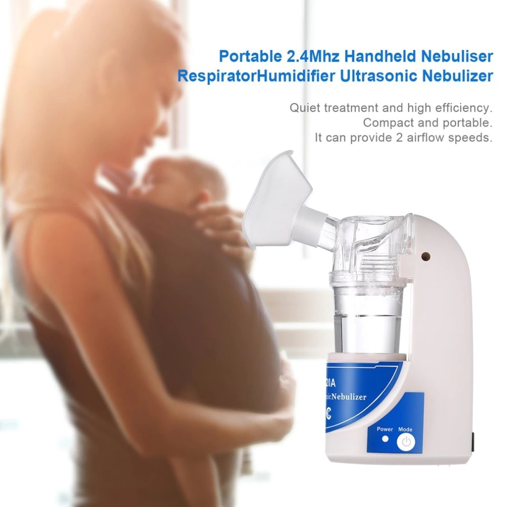 ORIGINAL Mini Compact Portable Ultrasonic Coughing Phlegm Mesh Nebulizer Machine For Kids